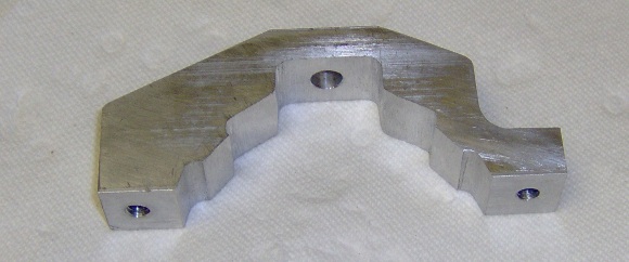 Router mounting clamp half